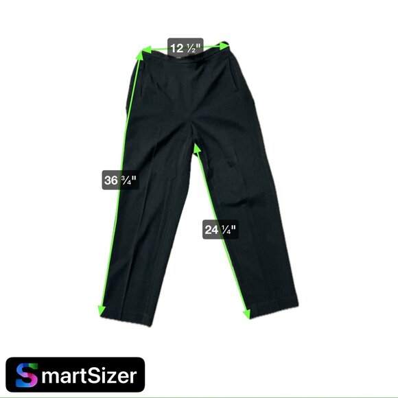 Essential G Womens Dress Ankle Pants Size 8P Polyester Rayon Blend - Picture 7 of 8